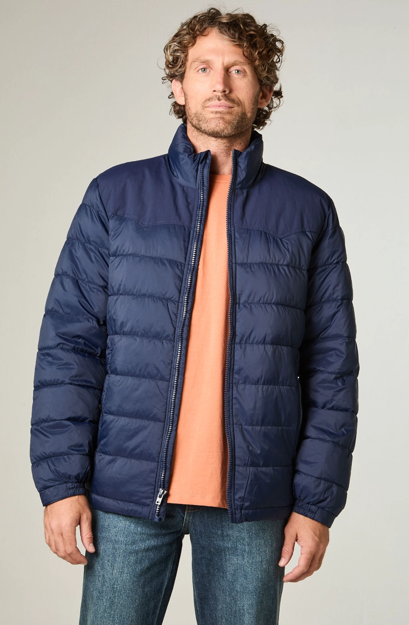 CHAQUETA HOMBRE PACKABLE PUFFER REGULAR FIT AZUL - 1