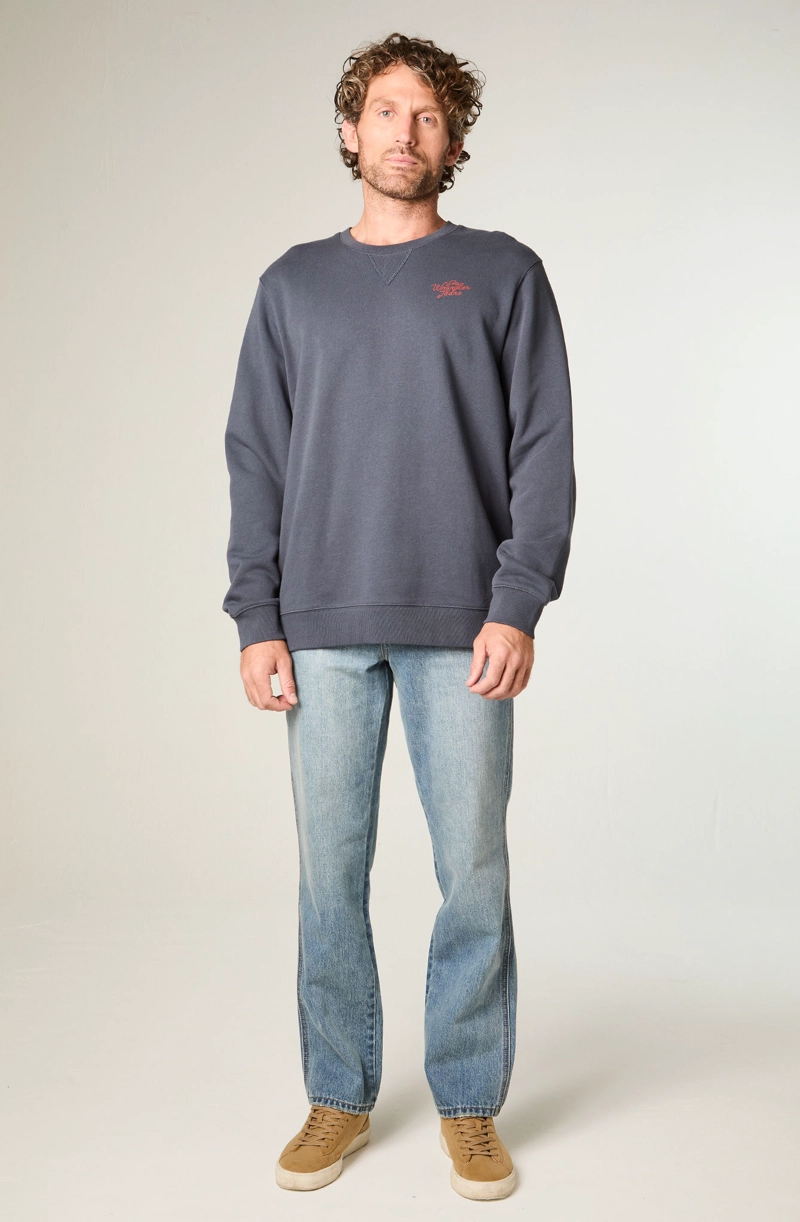 POLERON HOMBRE CREWNECK GRAPHIC REGULAR FIT GRIS - 2