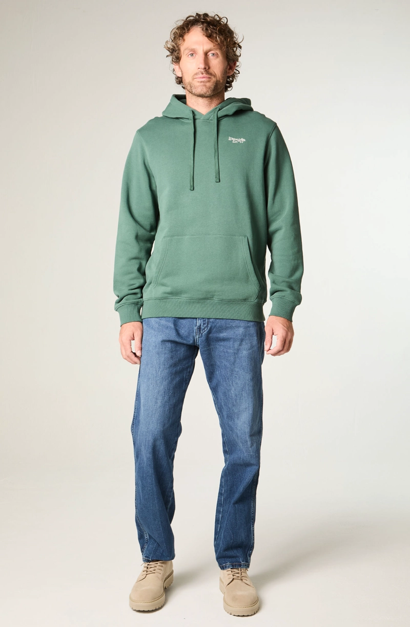 POLERON HOMBRE HOODIE REG REGULAR FIT VERDE - 2