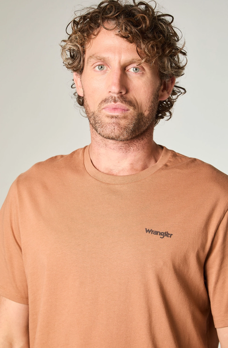 POLERA HOMBRE GRAPHIC REG TEE REGULAR FIT BEIGE - 3
