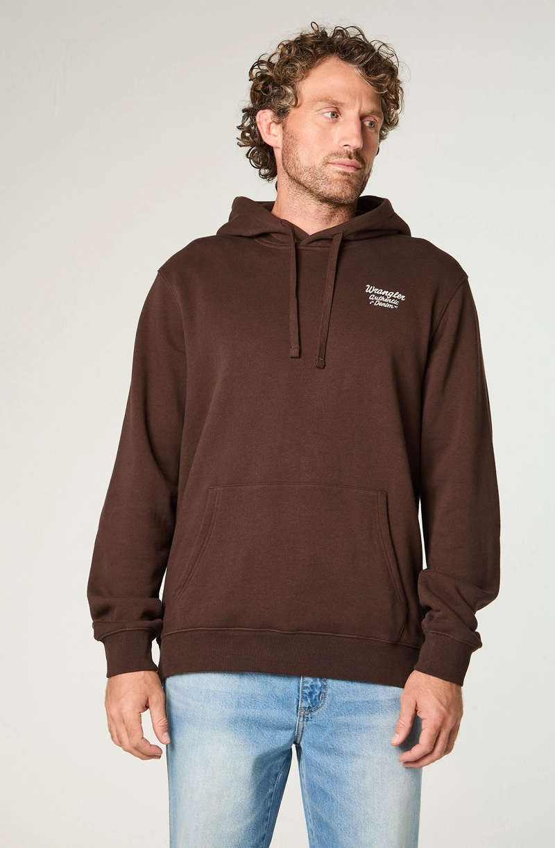 POLERON HOMBRE HOODIE REG REGULAR FIT CAFE - 1