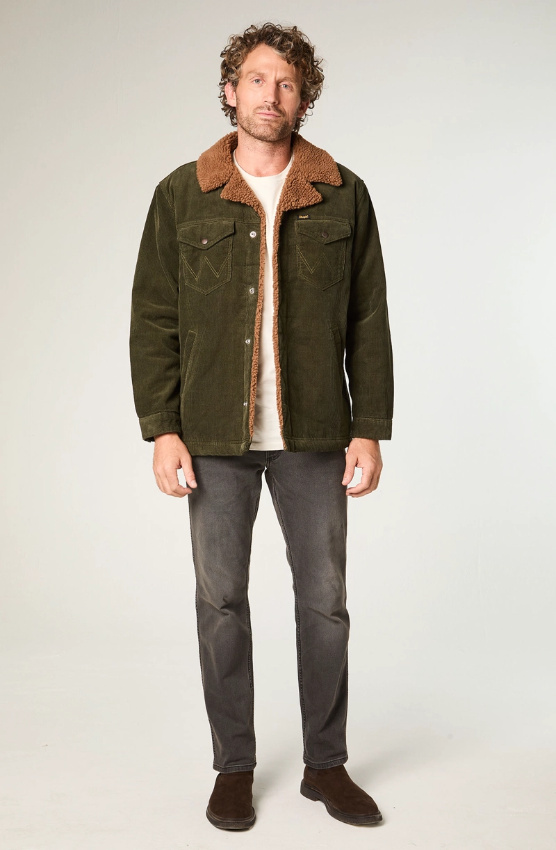 CHAQUETA HOMBRE WRANGE COAT REGULAR FIT VERDE OSCURO - 2