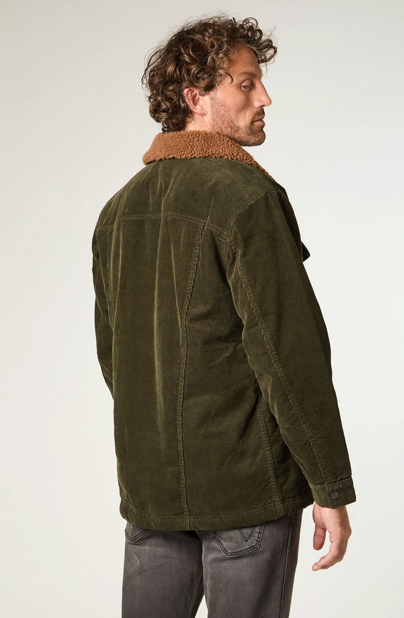 CHAQUETA HOMBRE WRANGE COAT REGULAR FIT VERDE OSCURO - 4