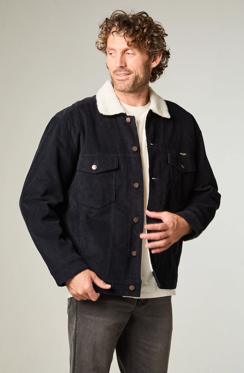 CHAQUETA HOMBRE SHERPA COTELE REGULAR FIT AZUL - 1