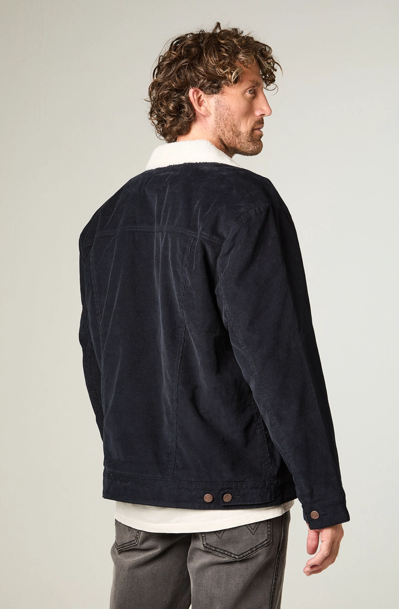 CHAQUETA HOMBRE SHERPA COTELE REGULAR FIT AZUL - 4