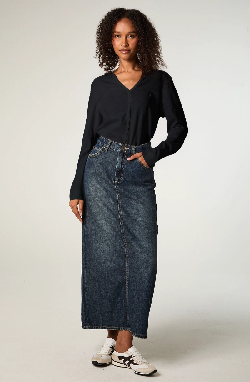 POLERA  MUJER REGULAR NEGRO HENLEY - 2