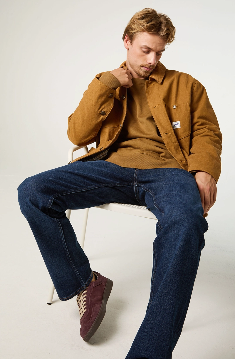CHAQUETA HOMBRE LOOSE CAMEL CANVAS - 5