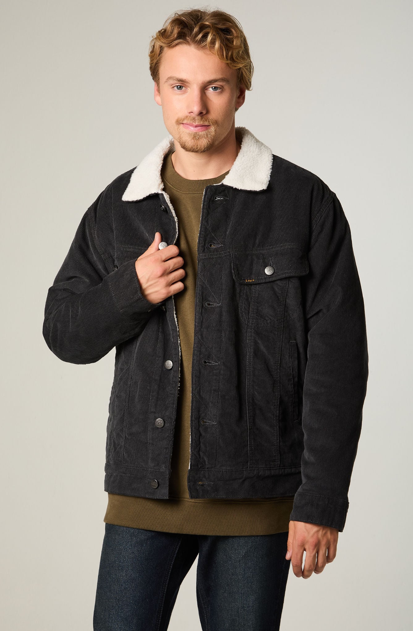 CHAQUETA HOMBRE REGULAR GRIS COTELE - 1