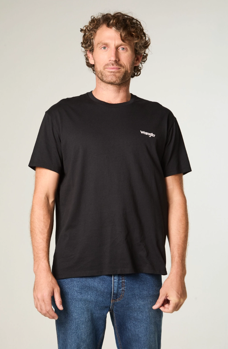 POLERA HOMBRE SS VINTAGE TEE REGULAR FIT NEGRO - 1