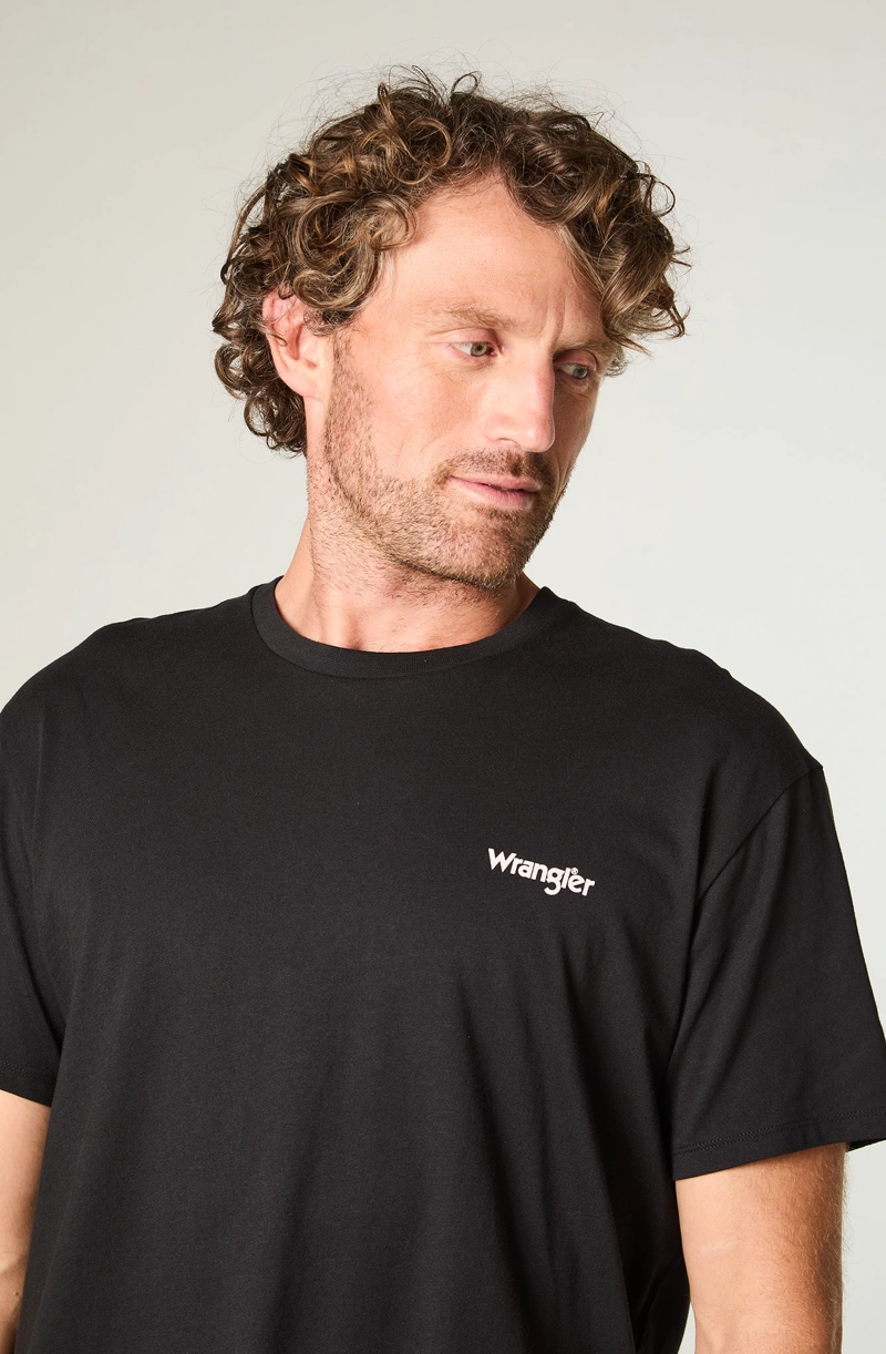 POLERA HOMBRE SS VINTAGE TEE REGULAR FIT NEGRO - 3