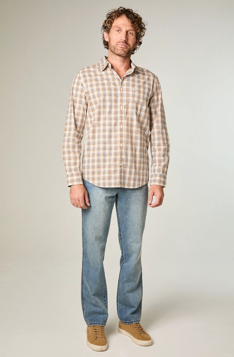 CAMISA HOMBRE 1 POCKET POPLIN REGULAR FIT BLANCO - 2