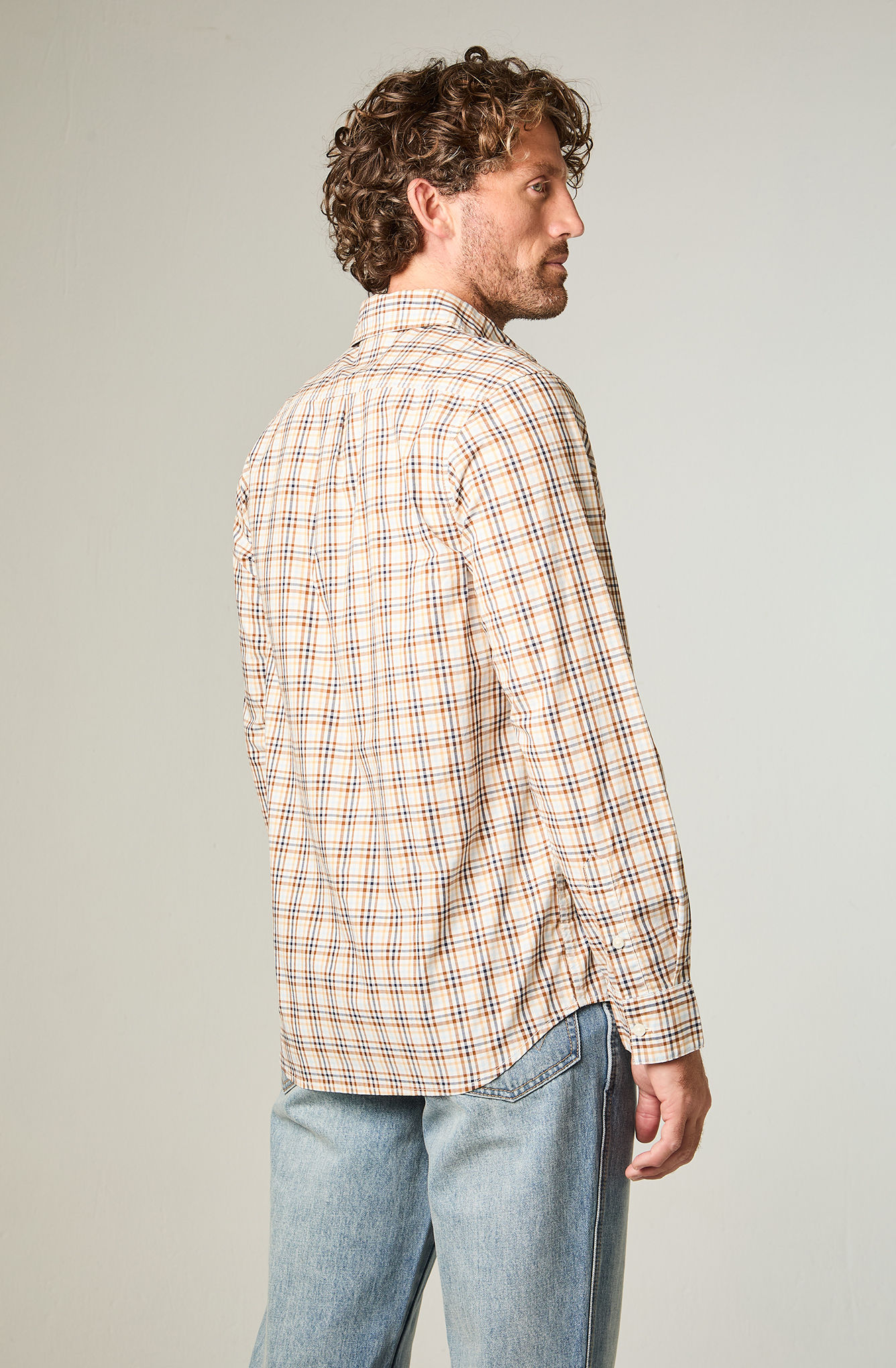 CAMISA HOMBRE 1 POCKET POPLIN REGULAR FIT BLANCO - 4