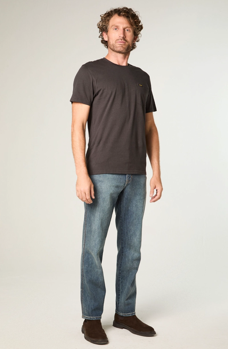 POLERA HOMBRE SS POCKET TEE REGULAR FIT NEGRO - 2