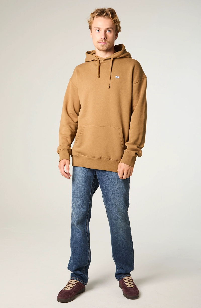 POLERON HOMBRE LOOSE TOSTADO HOODIE - 2