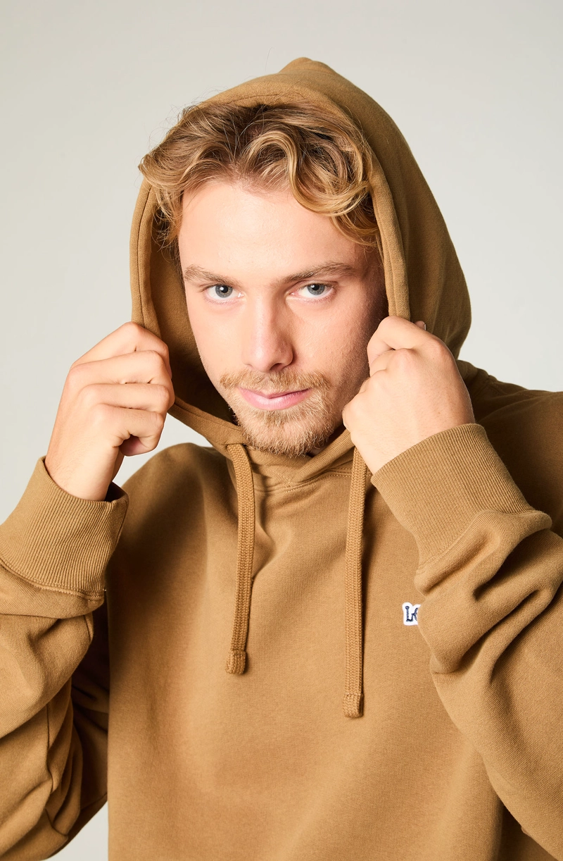 POLERON HOMBRE LOOSE TOSTADO HOODIE - 3
