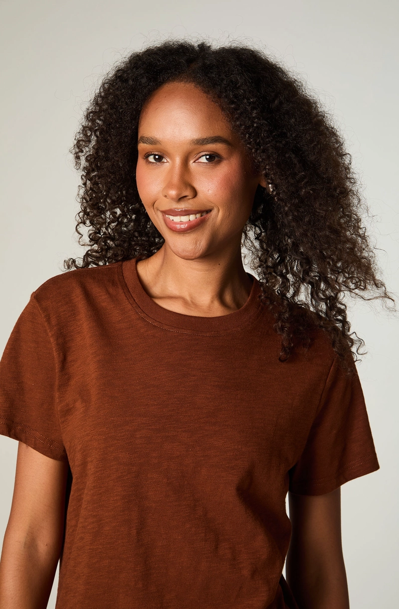 POLERA  MUJER REGULAR LADRILLO POCKET TEE - 3