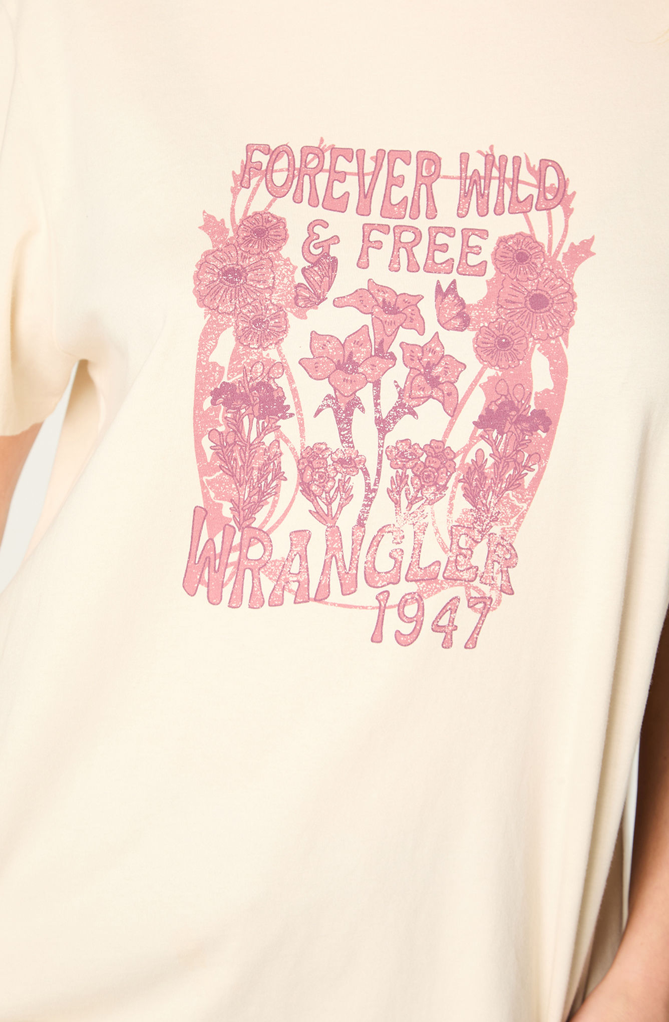 POLERA MUJER GRAPHIC TEE REGULAR FIT BLANCO - 1