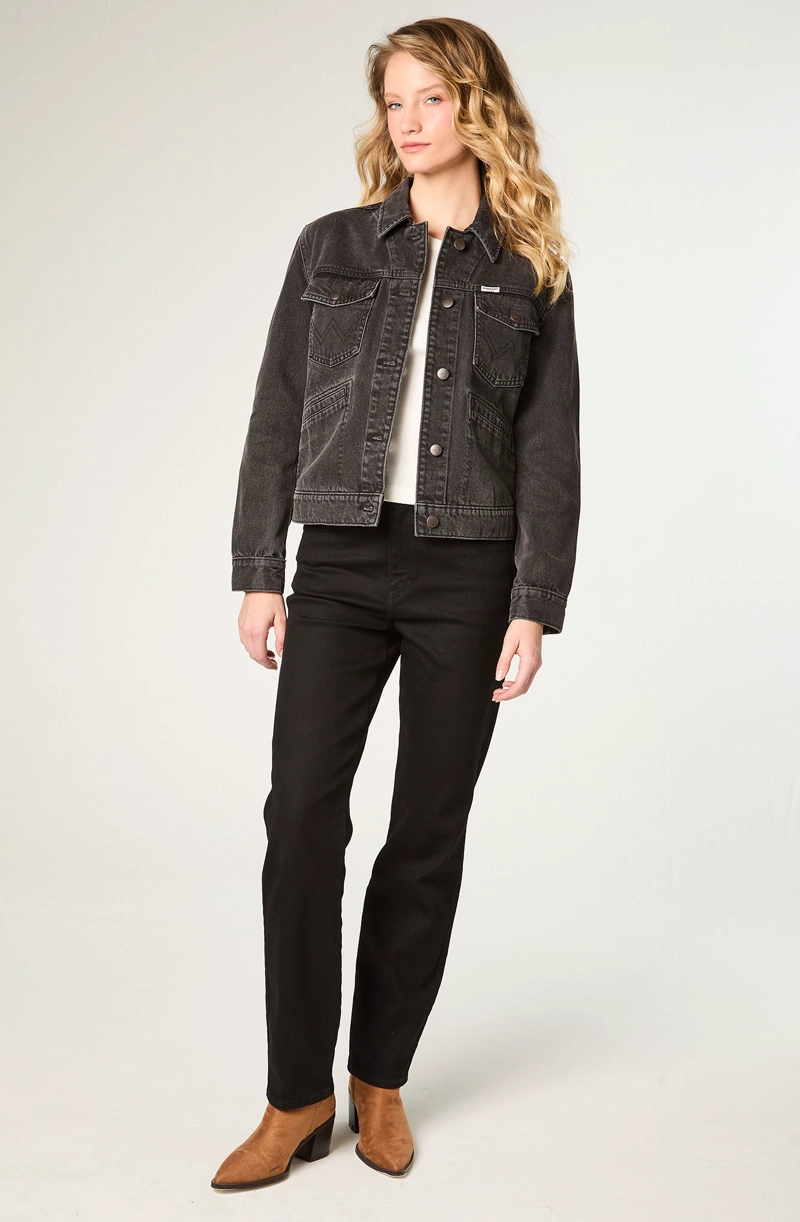 CHAQUETA MUJER HERITAGE DENIM HERITAGE FIT NEGRO - 2