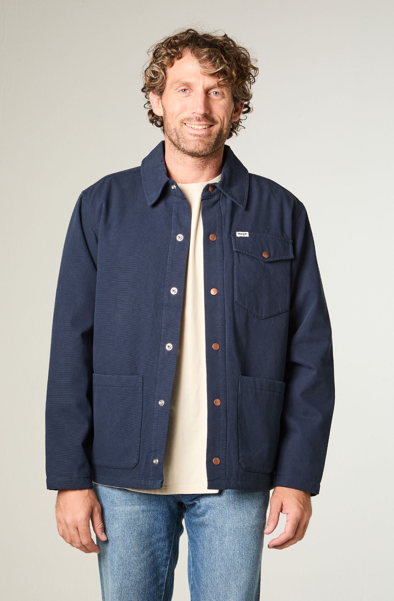 CHAQUETA HOMBRE TRANSITIONAL JACKET REGULAR FIT AZUL - 1