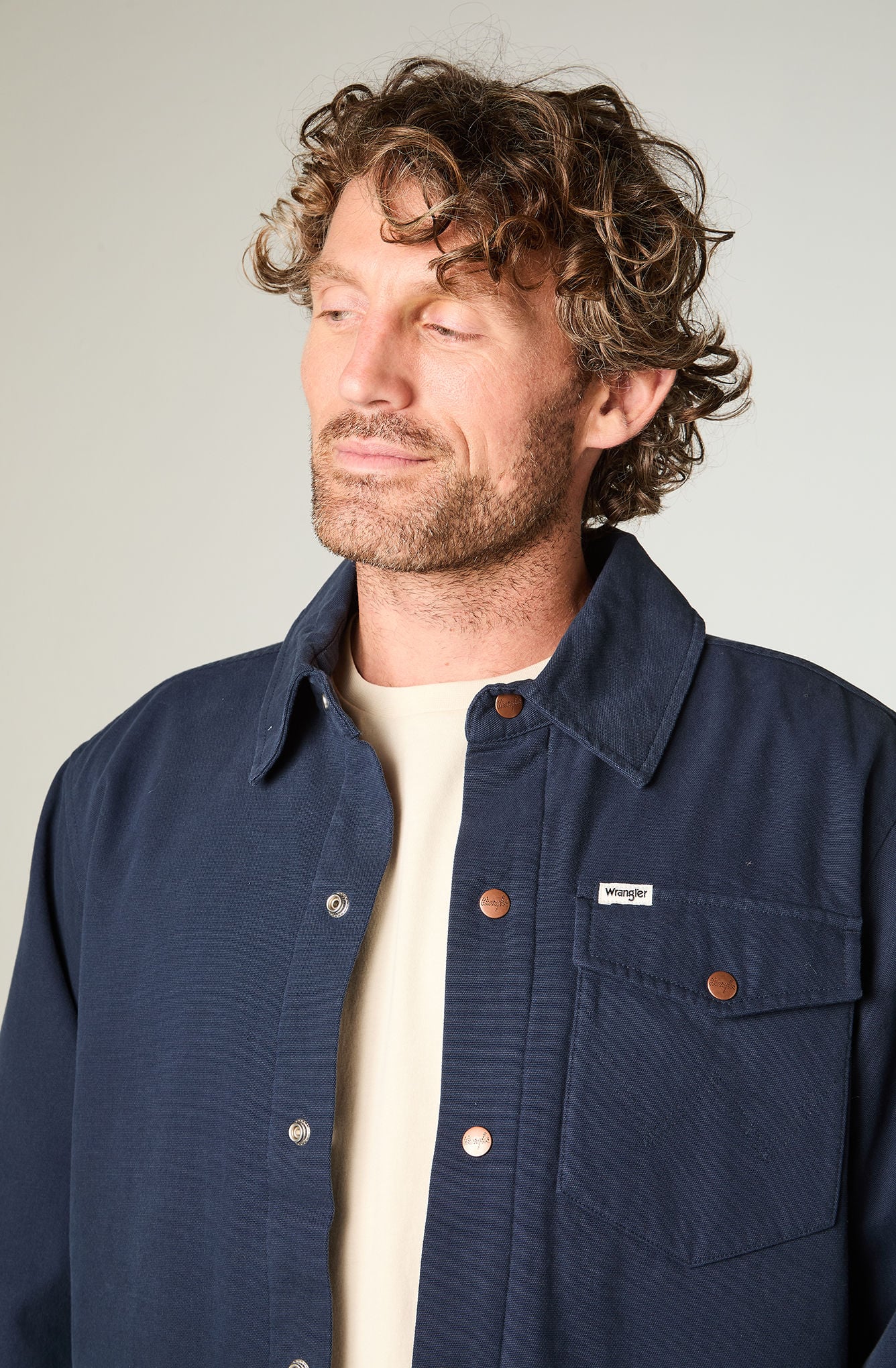 CHAQUETA HOMBRE TRANSITIONAL JACKET REGULAR FIT AZUL - 3