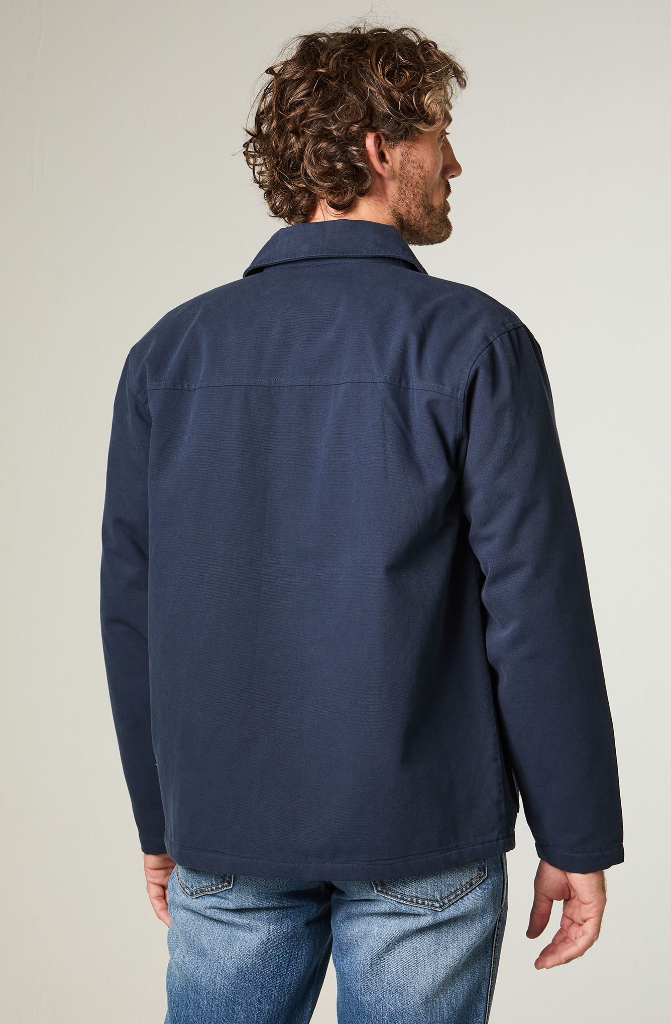 CHAQUETA HOMBRE TRANSITIONAL JACKET REGULAR FIT AZUL - 4