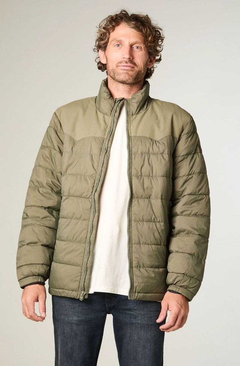 CHAQUETA HOMBRE PACKABLE PUFFER REGULAR FIT VERDE - 1