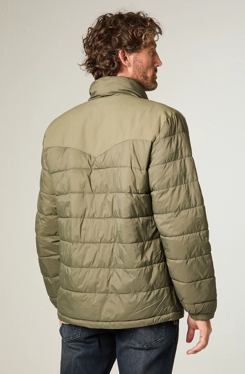 CHAQUETA HOMBRE PACKABLE PUFFER REGULAR FIT VERDE - 4