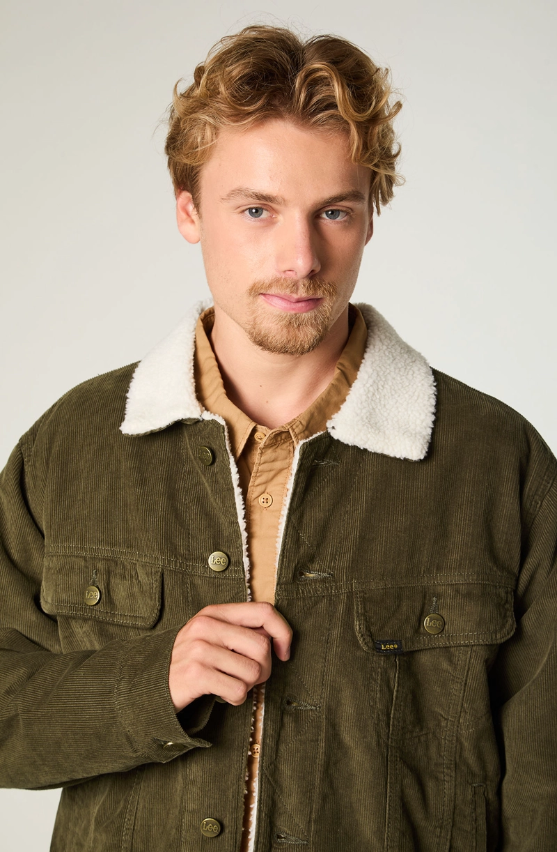 CHAQUETA HOMBRE REGULAR VERDE MILITAR COTELE - 3