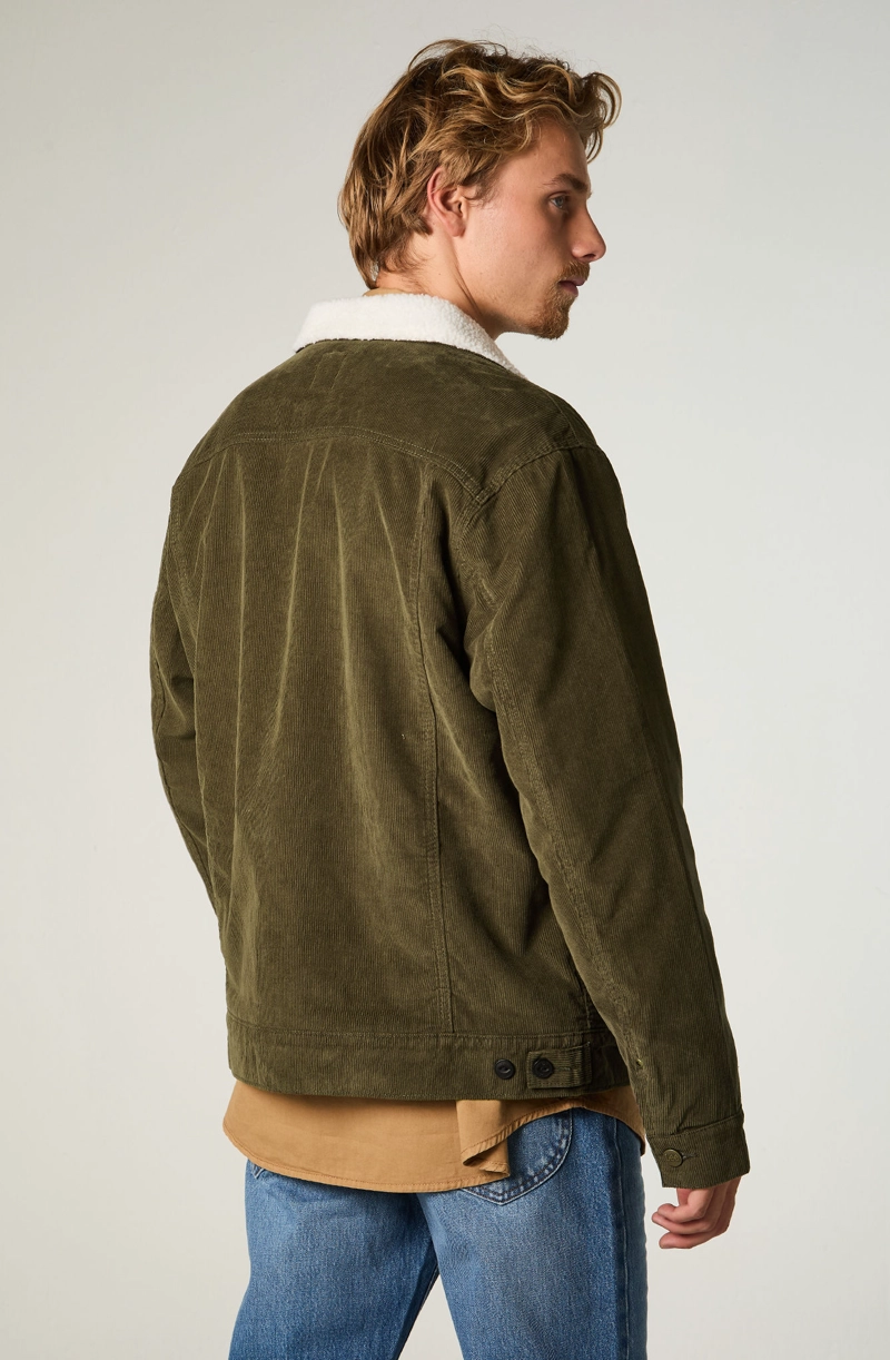 CHAQUETA HOMBRE REGULAR VERDE MILITAR COTELE - 4