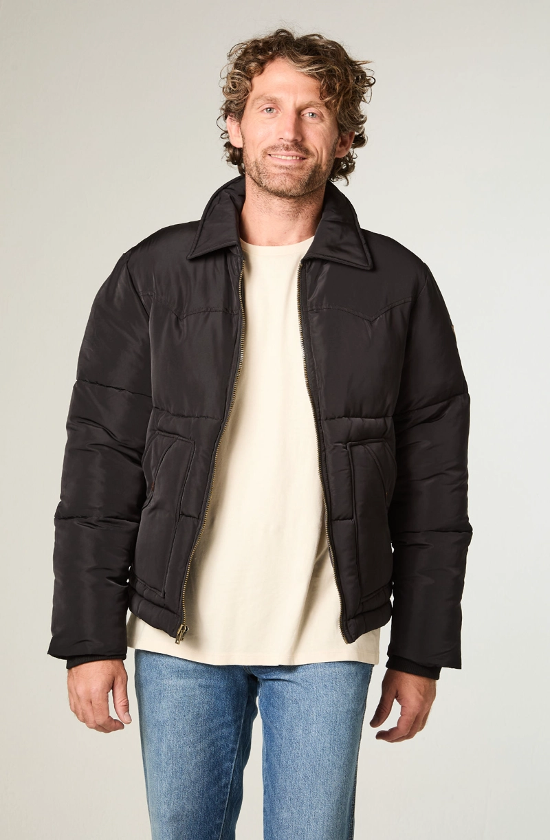 CHAQUETA HOMBRE PUFFER JACKET REGULAR FIT NEGRO - 1