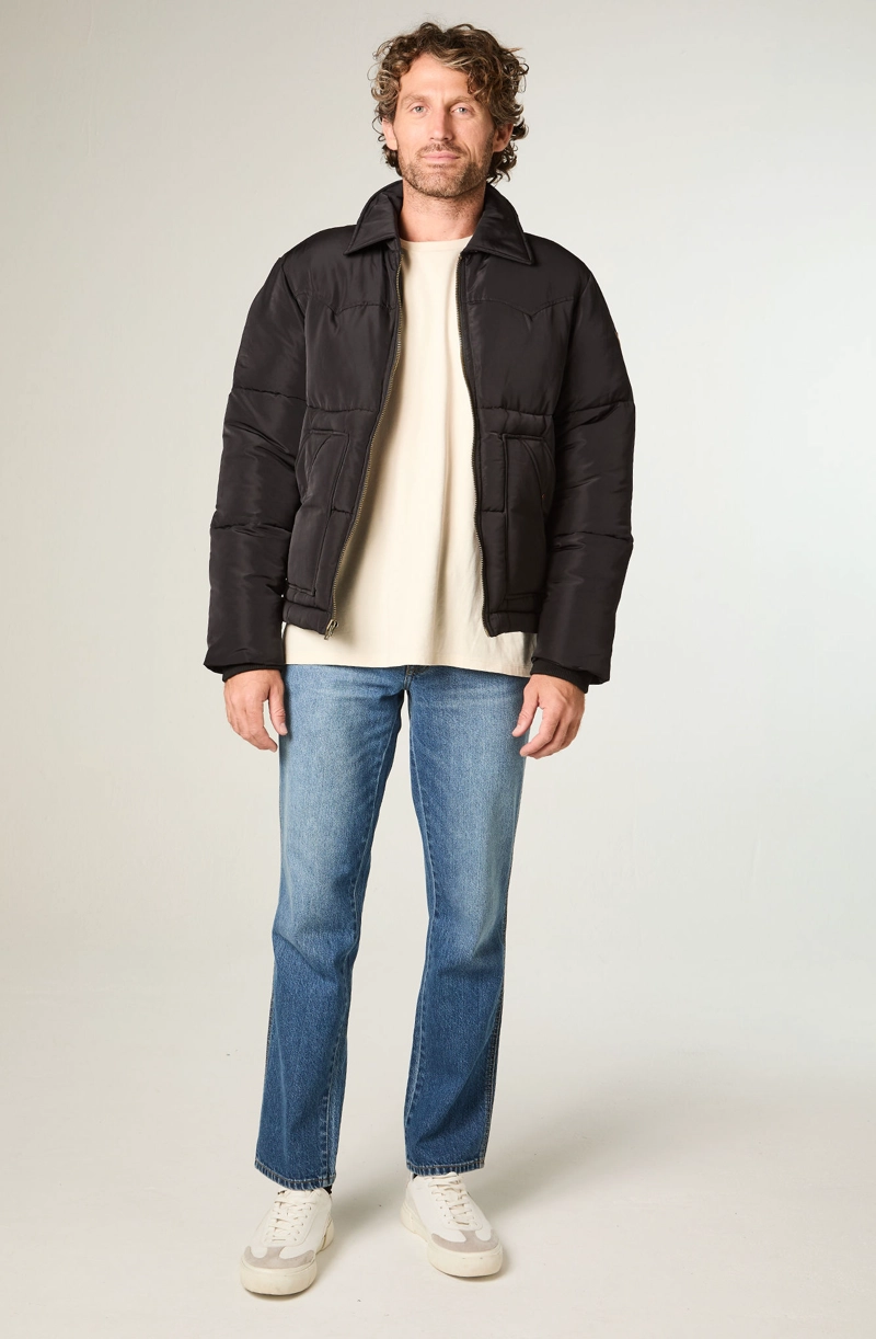 CHAQUETA HOMBRE PUFFER JACKET REGULAR FIT NEGRO - 2
