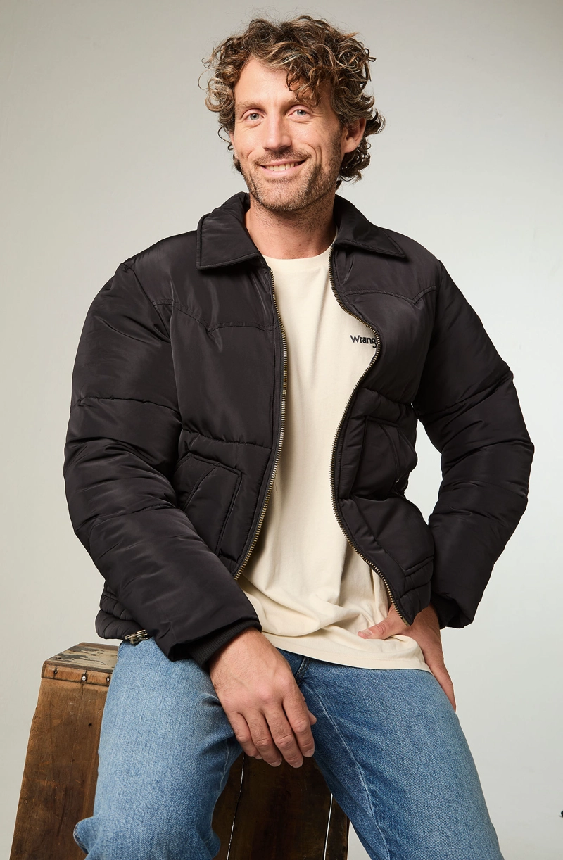 CHAQUETA HOMBRE PUFFER JACKET REGULAR FIT NEGRO - 5