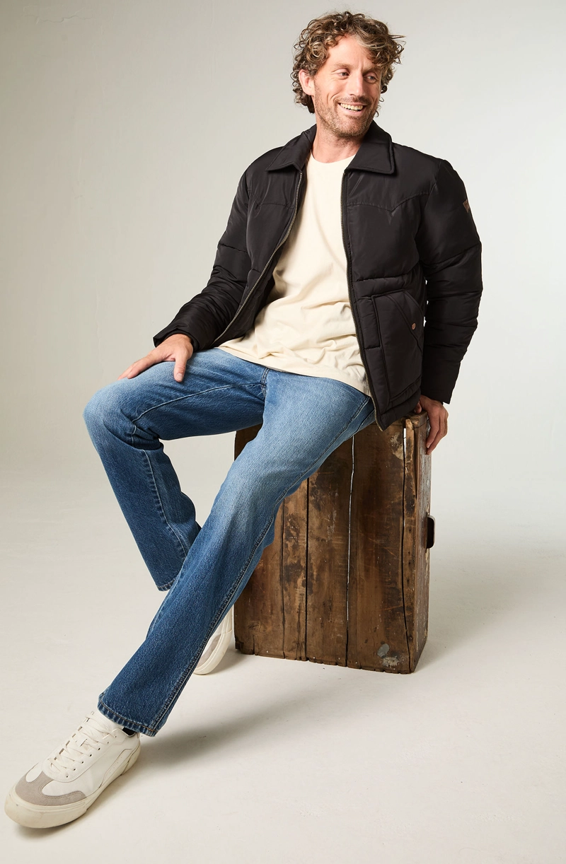 CHAQUETA HOMBRE PUFFER JACKET REGULAR FIT NEGRO - 6