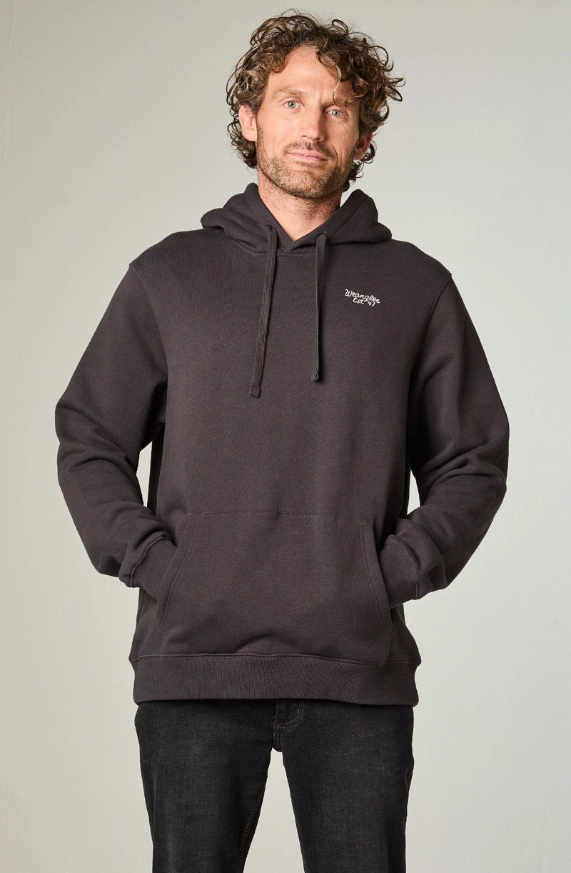 POLERON HOMBRE HOODIE REG REGULAR FIT NEGRO - 1