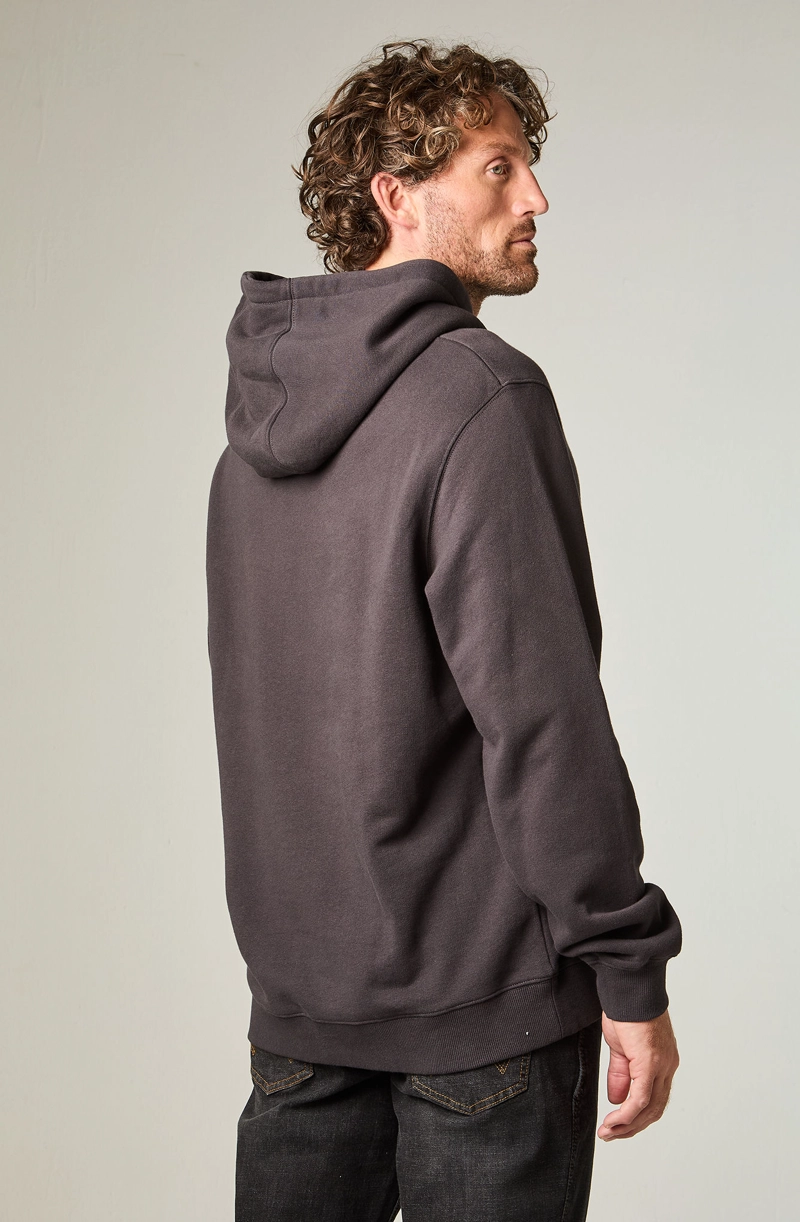 POLERON HOMBRE HOODIE REG REGULAR FIT NEGRO - 4