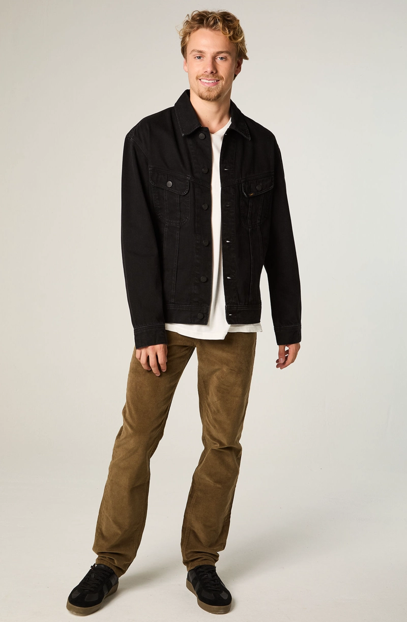 CHAQUETA HOMBRE REGULAR NEGRO RIDER - 2