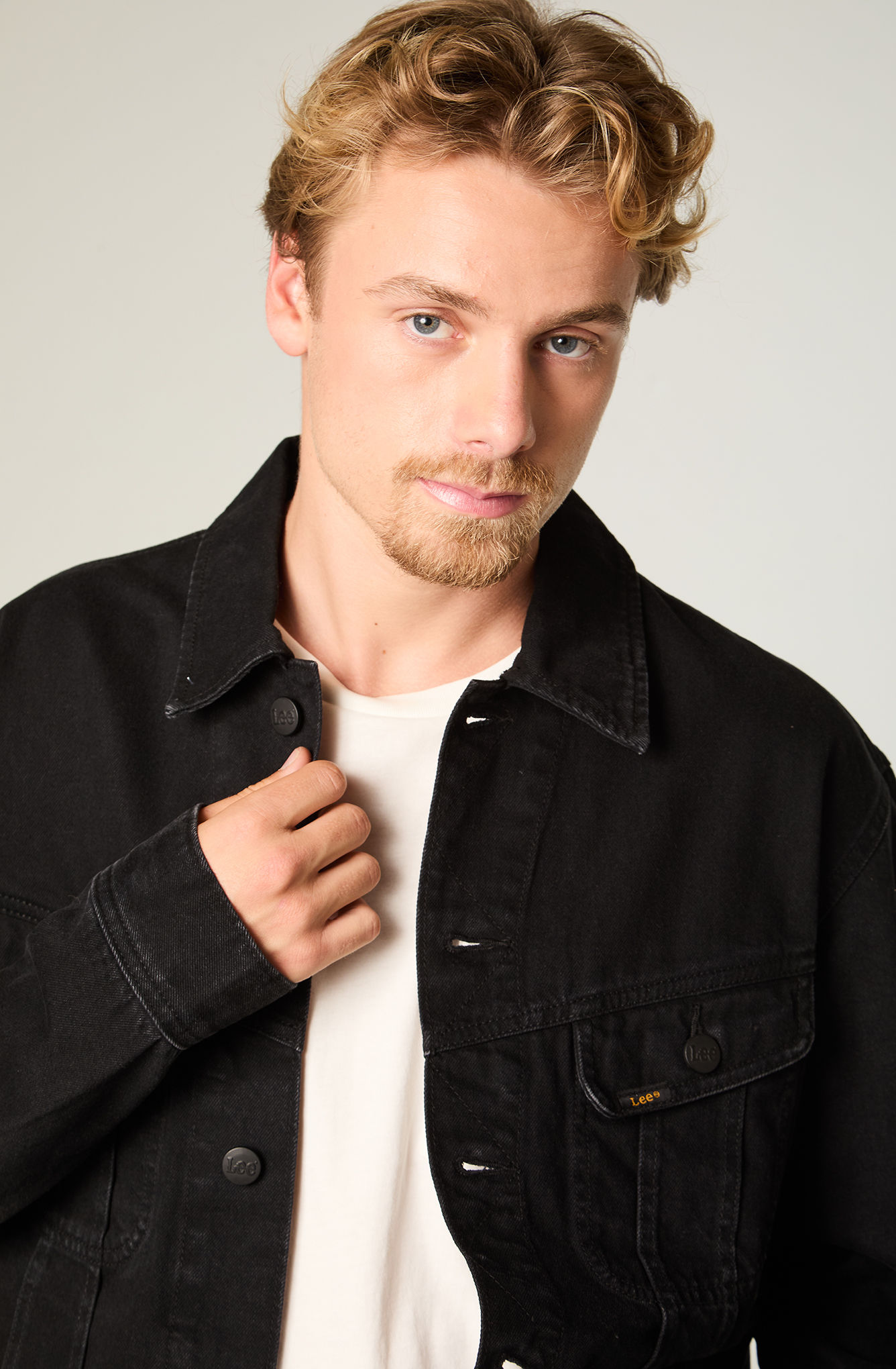 CHAQUETA HOMBRE REGULAR NEGRO RIDER - 3