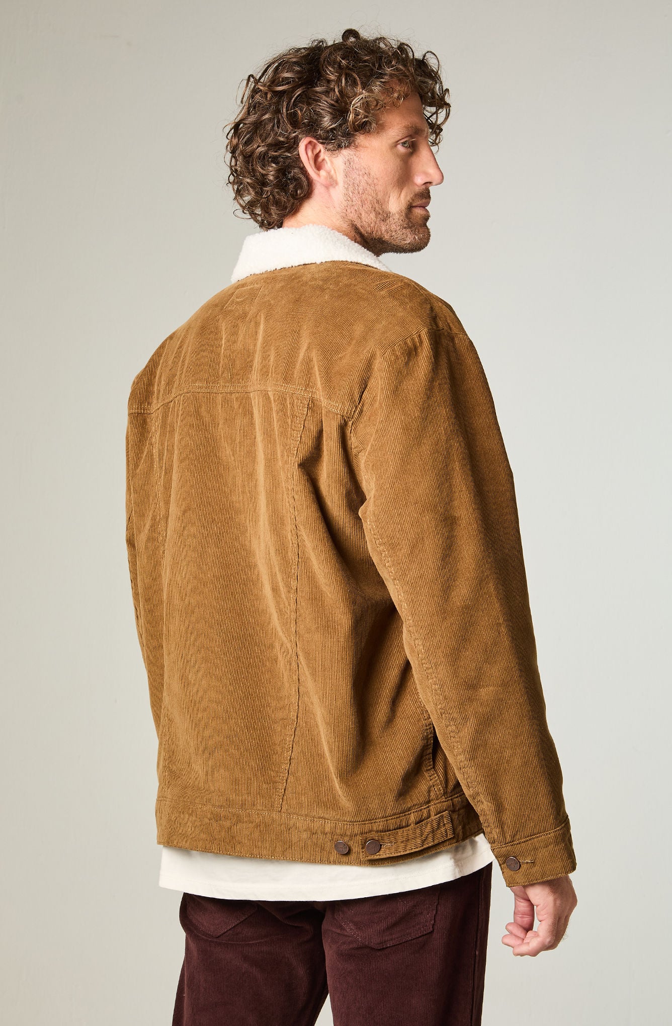 CHAQUETA HOMBRE SHERPA COTELE REGULAR FIT TIGER EYE - 4