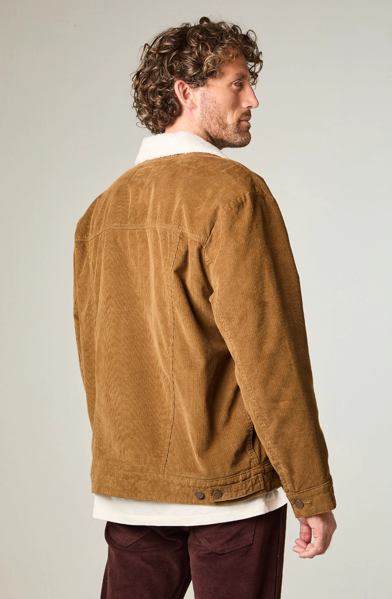 CHAQUETA HOMBRE SHERPA COTELE REGULAR FIT TIGER EYE - 4