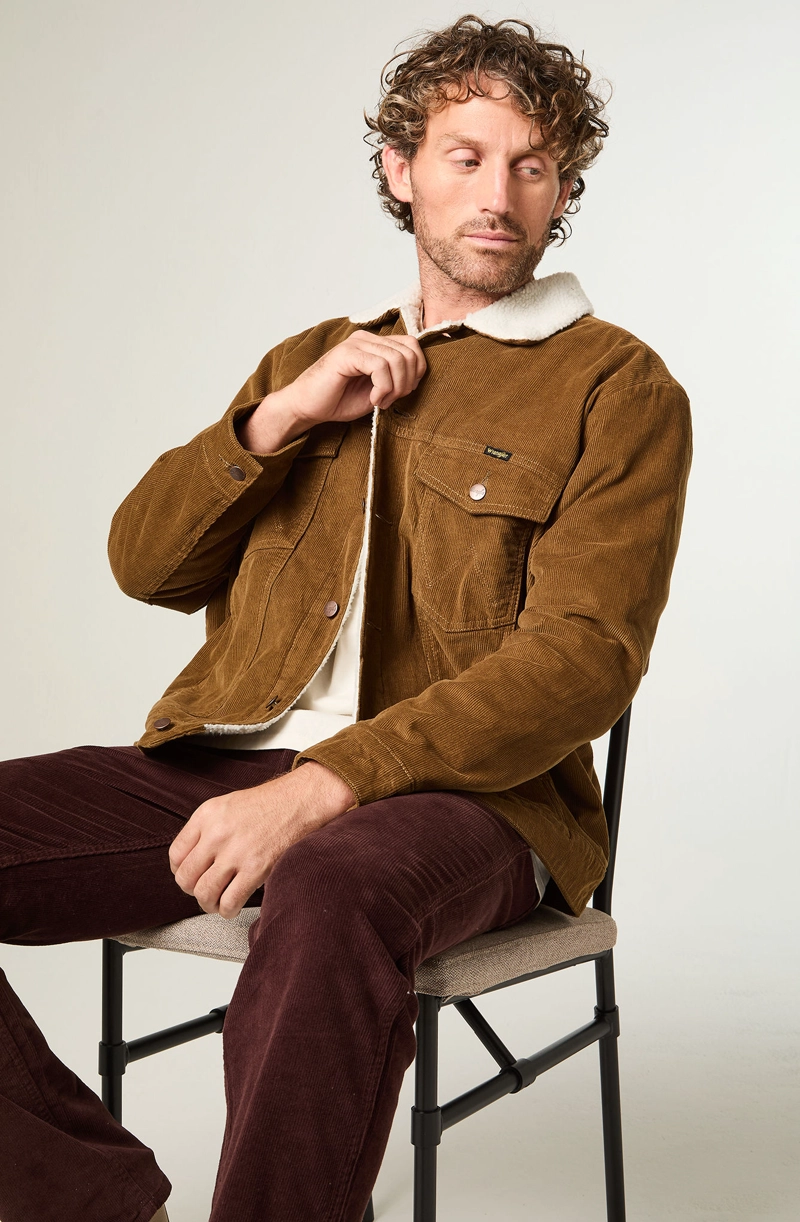 CHAQUETA HOMBRE SHERPA COTELE REGULAR FIT TIGER EYE - 5