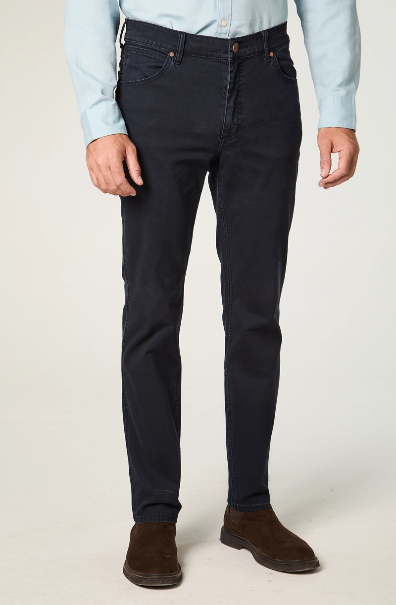PANTALON HOMBRE GREENSBORO TWILL STRAIGHT TIRO MEDIO AZUL - 1