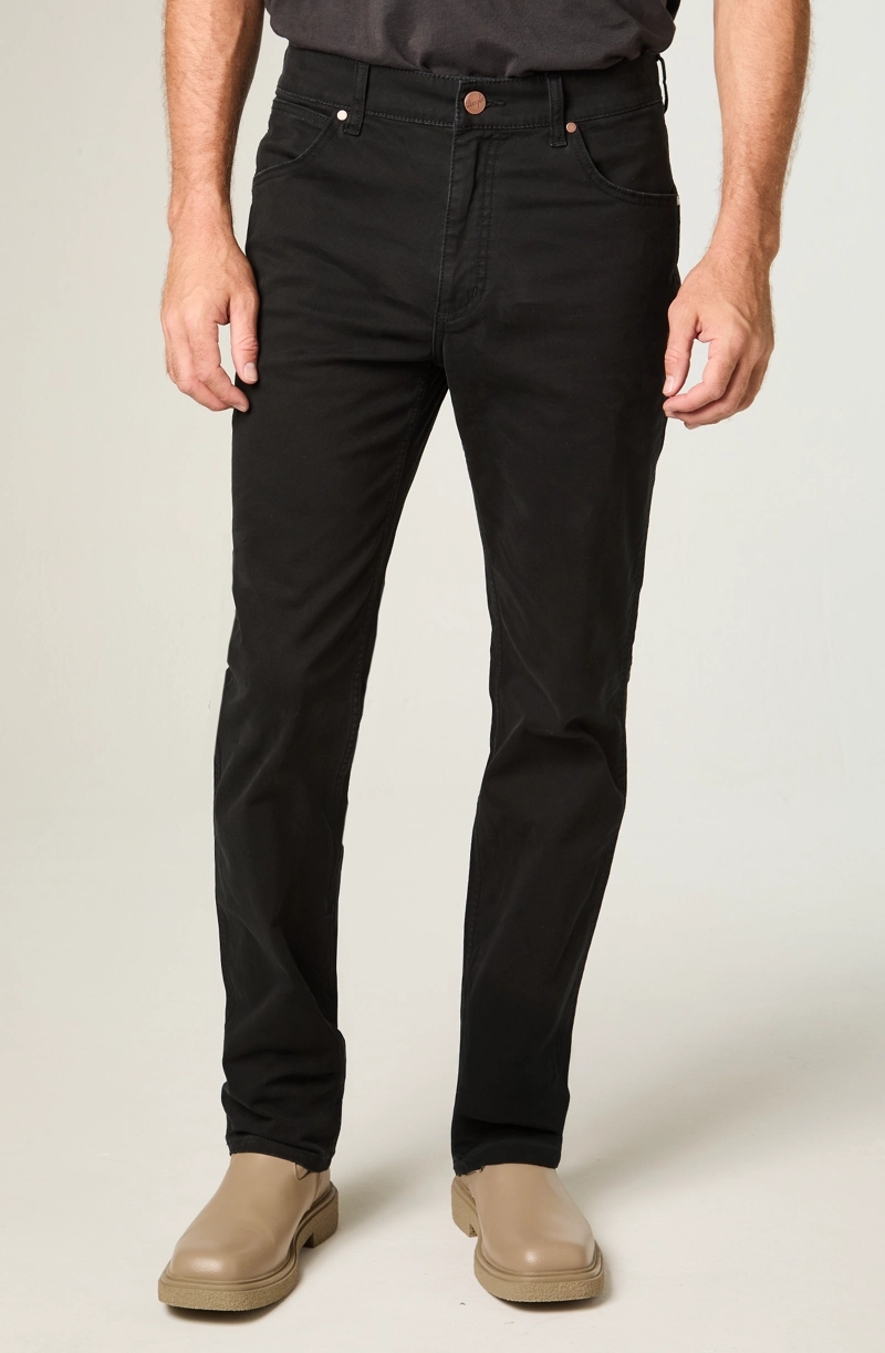 PANTALON HOMBRE GREENSBORO TWILL STRAIGHT TIRO MEDIO GRIS OSCURO - 1