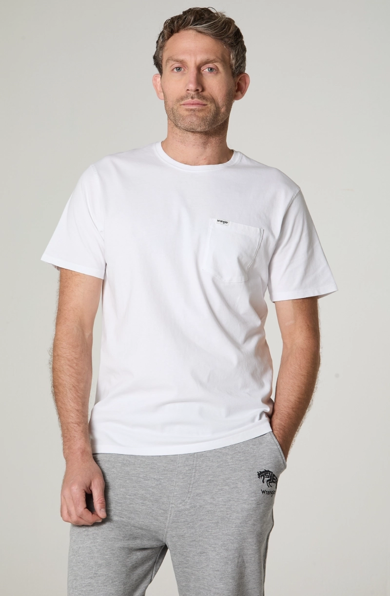 POLERA HOMBRE CUELLO REDONDO CON BOLSILLO REGULAR FIT 100% COTTON - 2