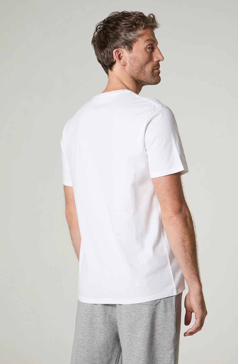 POLERA HOMBRE CUELLO REDONDO CON BOLSILLO REGULAR FIT 100% COTTON - 4