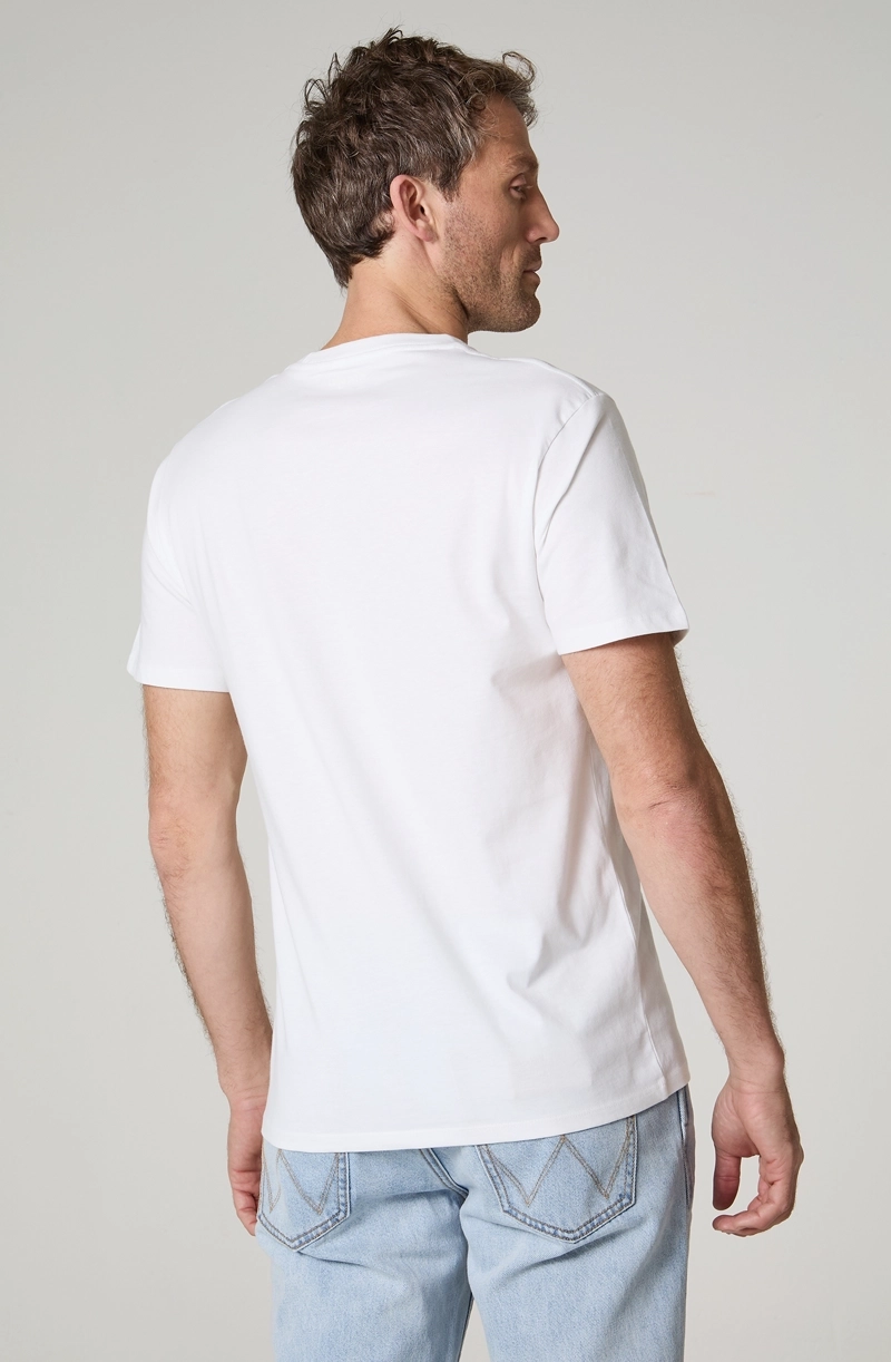 POLERA HOMBRE CUELLO REDONDO MANGA CORTA REGULAR FIT 100% COTTON - 4