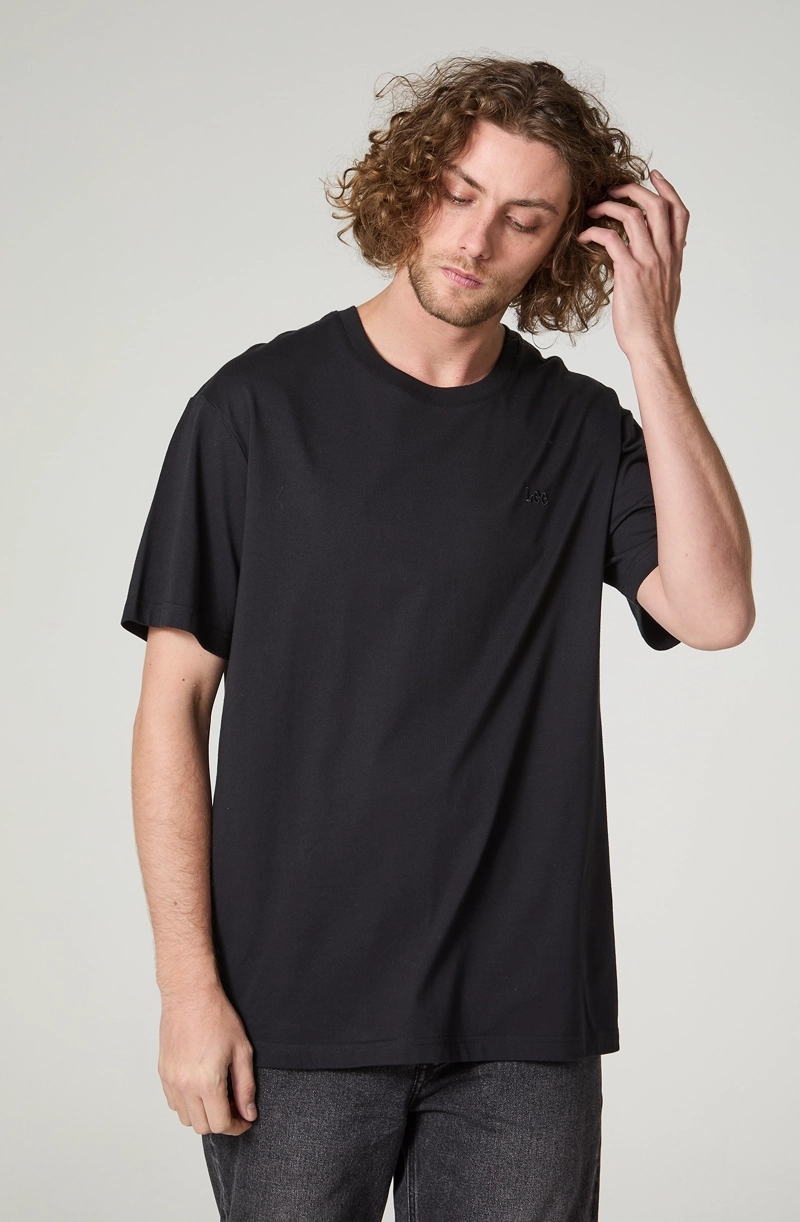POLERA HOMBRE CUELLO REDONDO MANGA CORTA  REGULAR  FIT BORDADO - 2