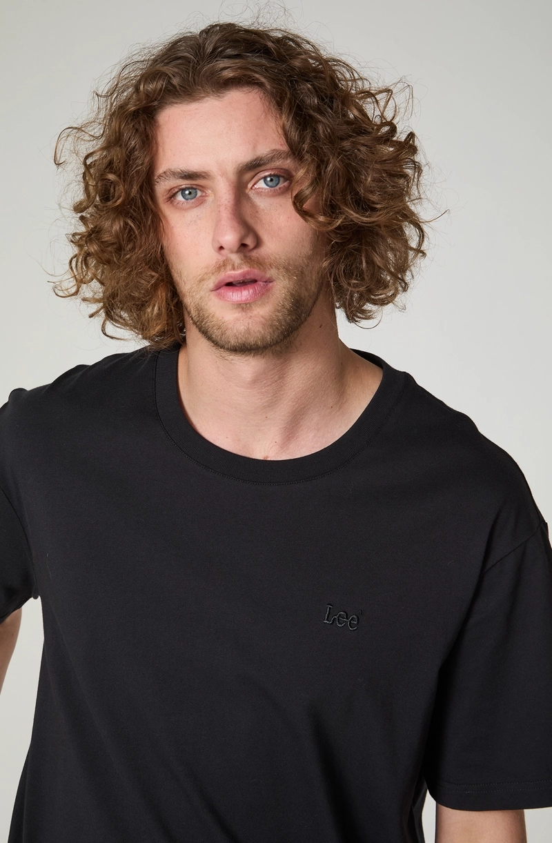 POLERA HOMBRE CUELLO REDONDO MANGA CORTA  REGULAR  FIT BORDADO - 3