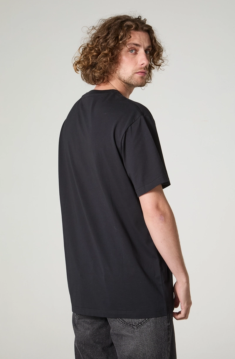 POLERA HOMBRE CUELLO REDONDO MANGA CORTA  REGULAR  FIT BORDADO - 4