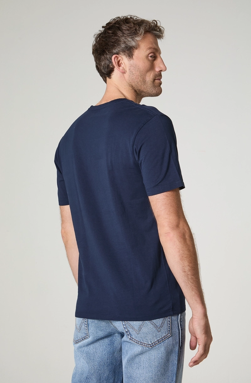 POLERA HOMBRE CUELLO REDONDO MANGA CORTA REGULAR FIT 100% COTTON - 4