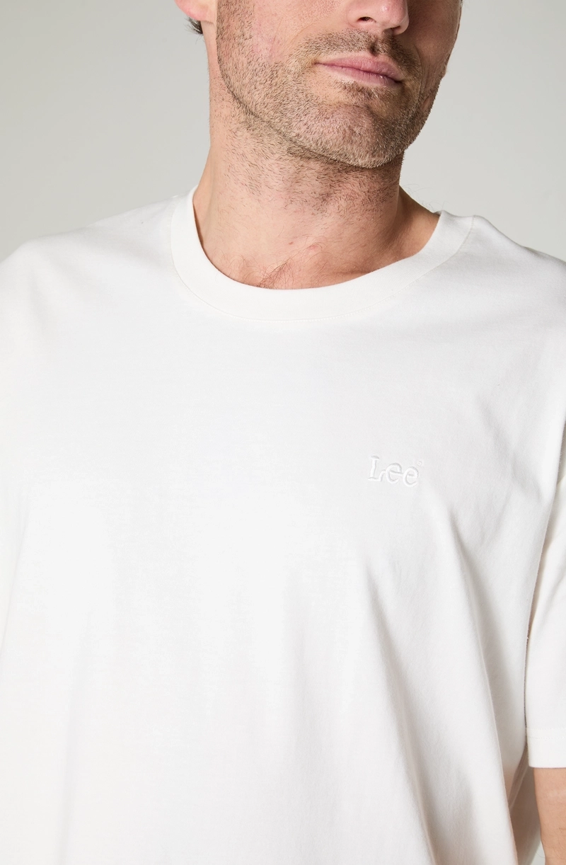 POLERA HOMBRE CUELLO REDONDO MANGA CORTA  REGULAR  FIT BORDADO - 3